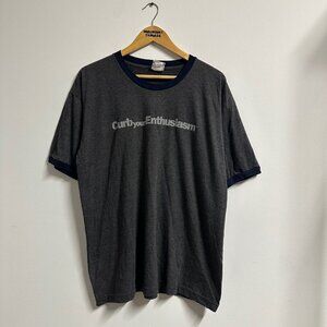 2004 HBO Curb Your Enthusiasm Promo T-shirt Grey Men's XL